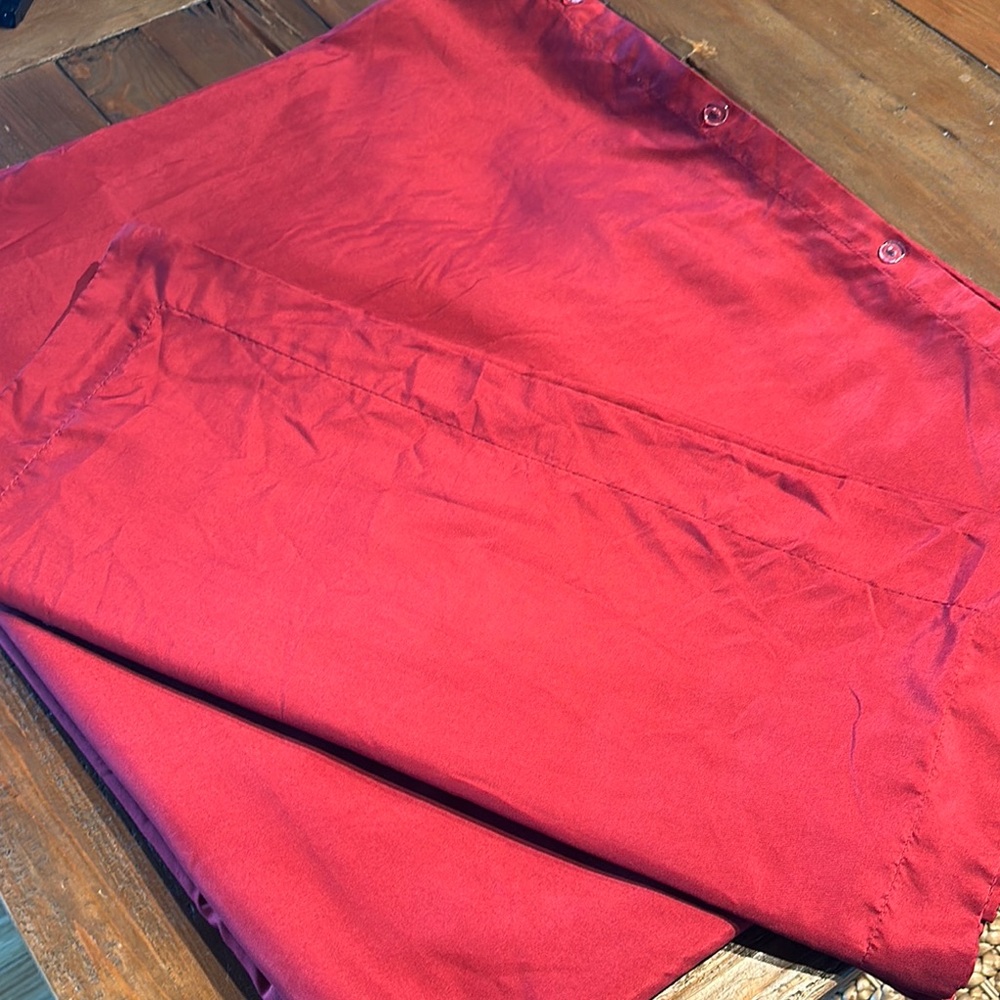 Vibrant Red KING DUVET cover